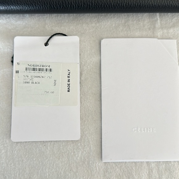 Celine Continental Large Black with Yellow Interior Snap Wallet - Picture 10 of 11